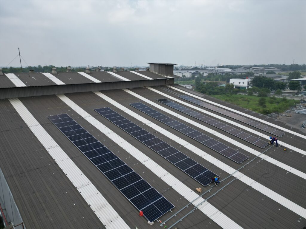 104.5 kWp On Grid at PT Avia Avian Tbk. Banten